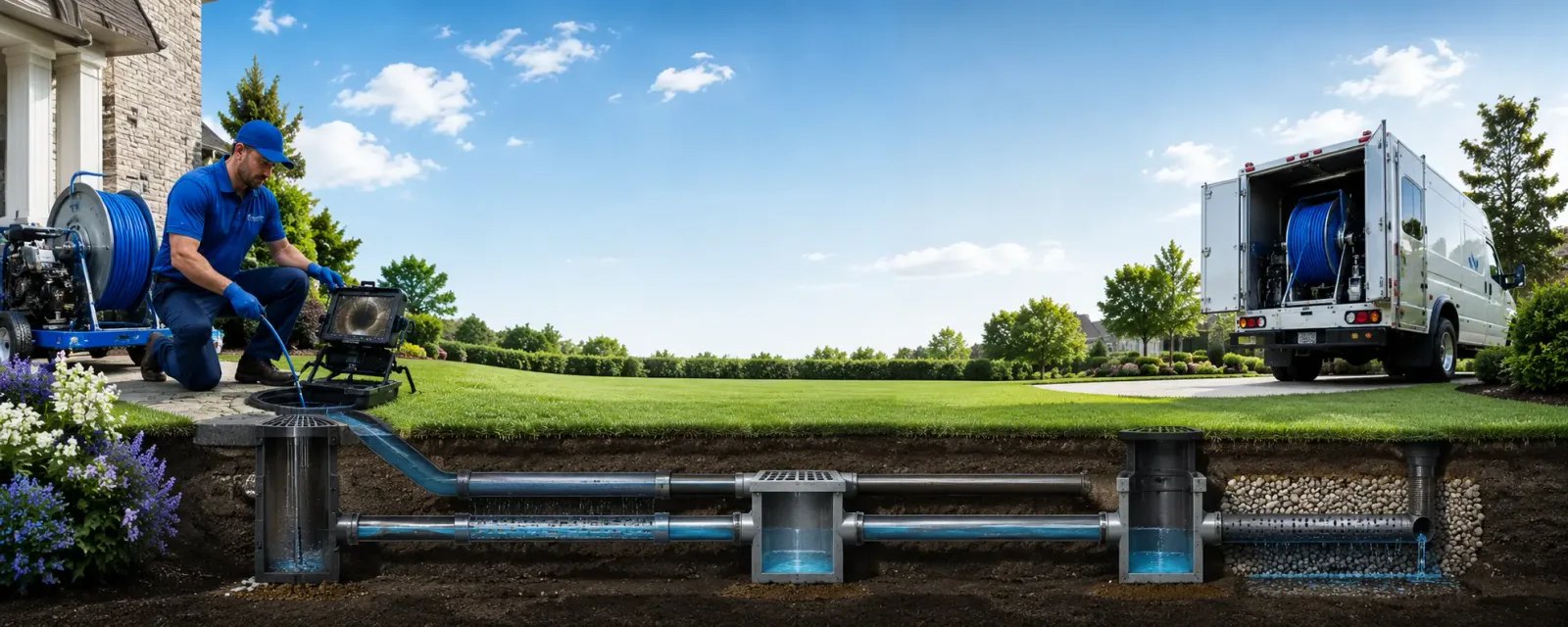 Outdoor drain cleaning information for Leadwood, MO